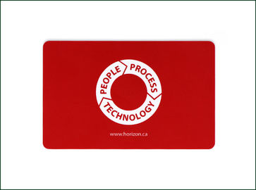 La carte sans contact électronique de paiement/coutume rouge a imprimé des cartes de RFID