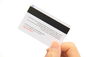 La carte en plastique de bande magnétique de noir de la fidélité HICO avec l'impression adaptent la taille aux besoins du client