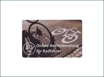 Éraflure de l'identification RFID Smart Card de radiofréquence outre des métiers de label