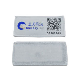 Textile imperméable à hautes températures de tissu d'étiquette de blanchisserie de la fréquence ultra-haute RFID de métier de broderie