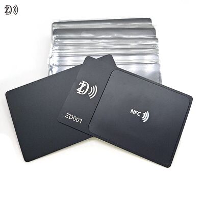 Carte de visite en métal NTAG216 888 Bytes 13.56MHz RFID en acier inoxydable