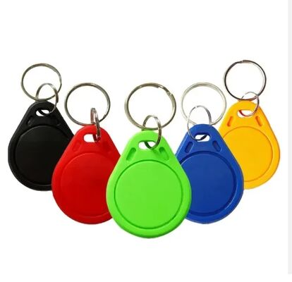 Logo imperméable à l'eau/Code QR personnalisé ABS Keyfob MIFARE Classic EV1 RFID ABS Chaîne de clés pour contrôle d'accès à la porte