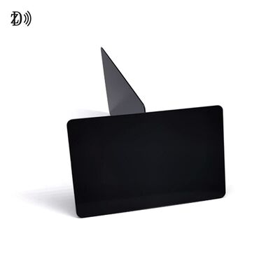 Carte RFID NFC en plastique noir MIFARE DESFire EV1/2/3 13,56 MHz noir mat imprimable