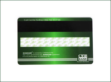 Carte d' adhésion en PVC à haute fréquence, cartes à rayures magnétiques personnalisées finition mate