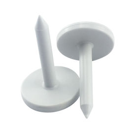 étiquette en bois blanche de clou de l'ABS RFID de 41 * de 28mm imperméable pour l'aménagement forestier d'arbre